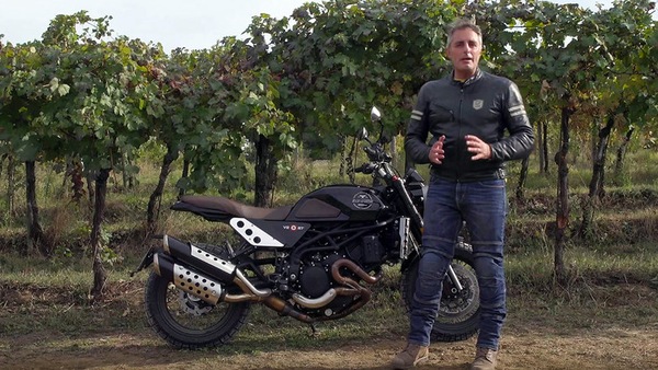 Video-Prova Moto Morini Super Scrambler: the analogic game!