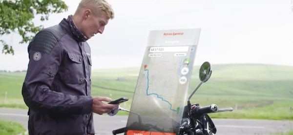 Royal Enfield, ecco il Tripper Navigation