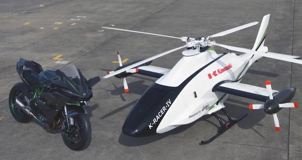 Kawasaki, ecco il... drone da 310 cavalli VIDEO
