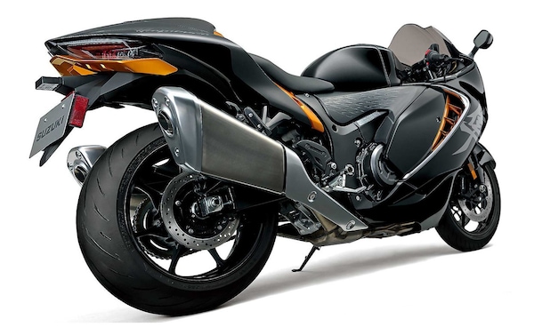 Suzuki Hayabusa 2021, il dubbio: perché un posteriore 190/50?