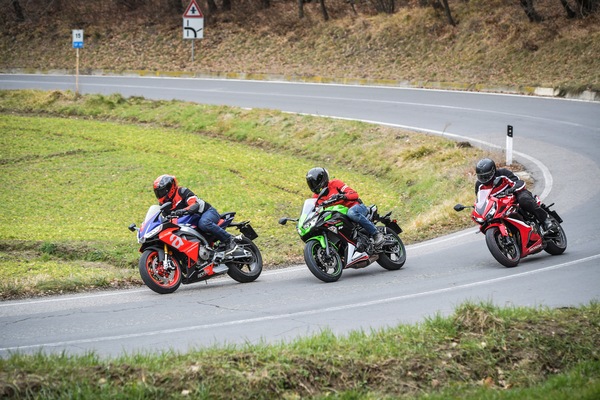 Aprilia RS660, Honda CBR650R e Kawasaki Ninja 650: la resa dei conti!