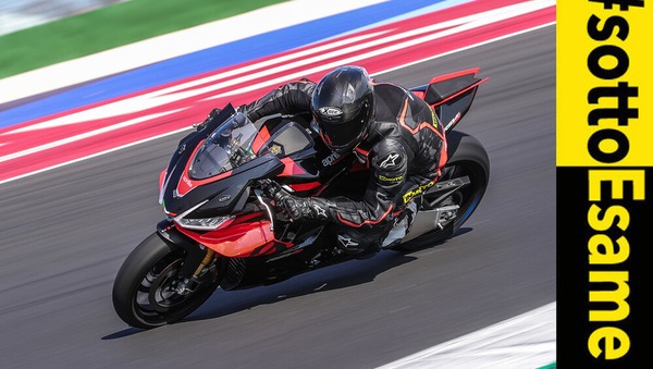 Test Aprilia RSV4 Factory 2021, i voti del #SottoEsame
