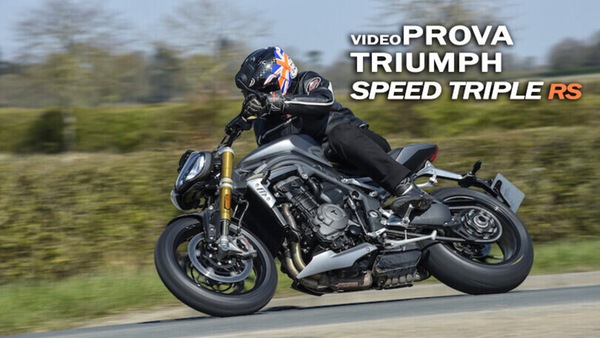 Video-prova Triumph Speed Triple 1200 RS, cattiveria in salsa british