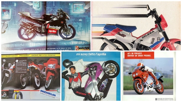 Le pubblicità, quelle che hanno fatto sognare i giovani motociclisti