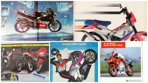 Le pubblicità, quelle che hanno fatto sognare i giovani motociclisti