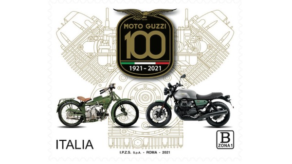 Moto Guzzi: emesso un francobollo per il centenario
