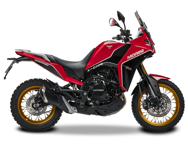 Moto Morini X-Cape 650, edizione speciale con cerchi oro