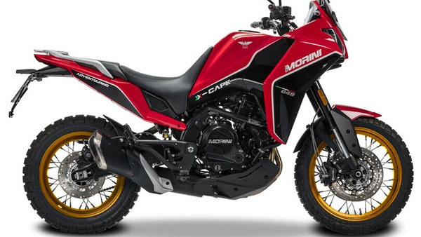 Moto Morini X-Cape 650, edizione speciale con cerchi oro