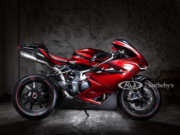 MV Agusta, all'asta la F4 di Lewis Hamilton