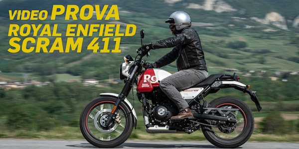 Test Royal Enfield Scram 411: scrambler d'altri tempi VIDEO