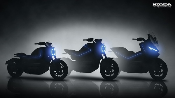 Honda e la rivoluzione elettrica: in arrivo una naked, un maxi scooter e una custom