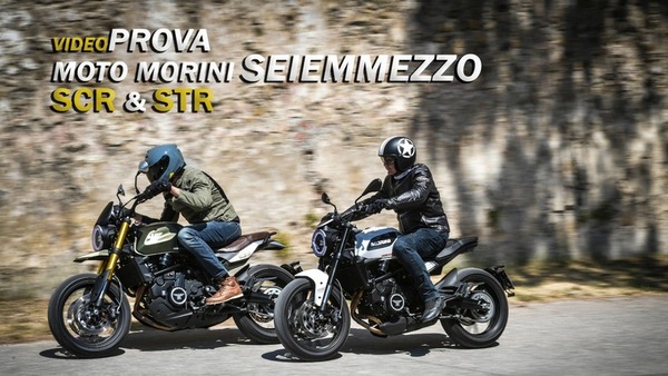 Prova Moto Morini Seiemmezzo SCR e STR: doppio gusto! VIDEO