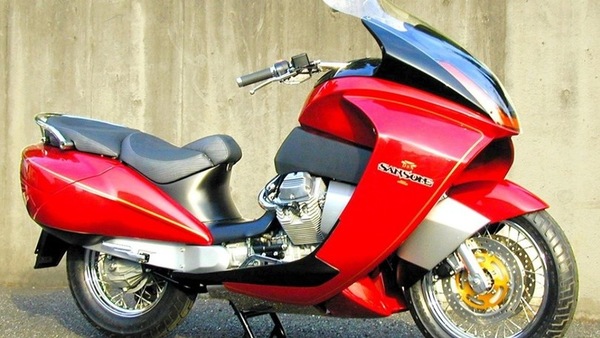 Una meteora chiamata Sansone: lo scooter Moto Guzzi