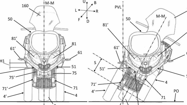 Piaggio brevetta il "cupolino fisso" per l'MP3