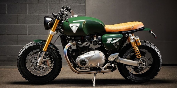 Triumph Thruxton R EB1054, pura urban scrambler