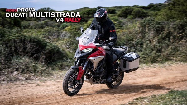 Prova Ducati Multistrada V4 Rally: motoavventure sartoriali VIDEO