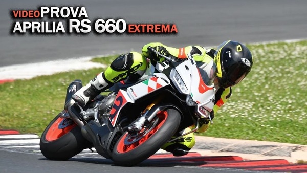 Prova Aprilia RS 660 Extrema: piccola peste VIDEO