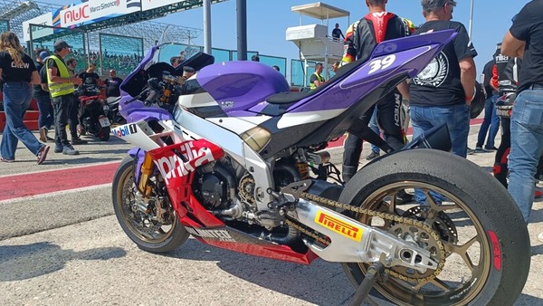 Aprilia All Stars: Alex Gramigni sfila con la evocativa "KitGram"