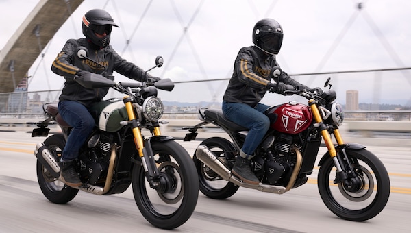 Triumph, nuove piccole modern classic: ecco Speed 400 e Scrambler 400X