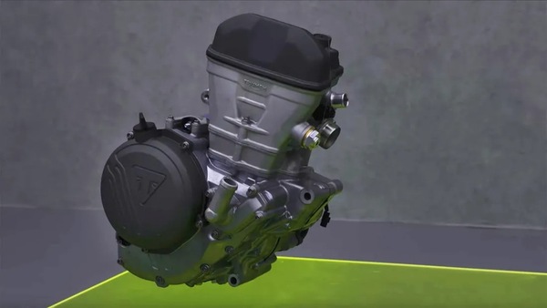 Triumph nel cross: ecco il motore, avrà doppia cilindrata