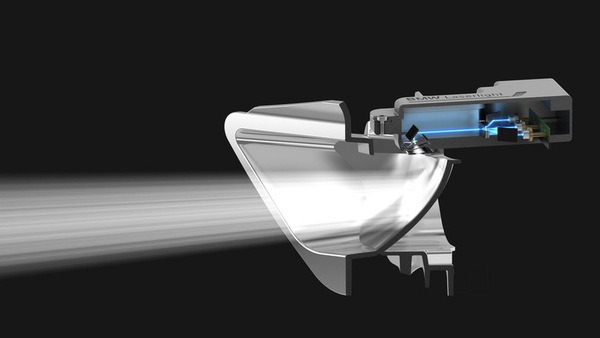 Yamaha brevetta i fari a singolo laser