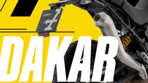 Arrow, il nuovo scarico per Aprilia omaggia la Dakar