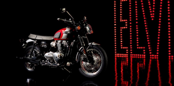 Triumph Bonneville T120 Elvis Presley: una serie limitata per il re del rock & roll