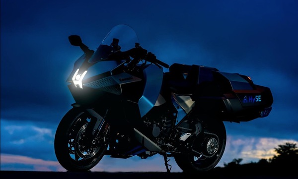 Kawasaki HySe: senti come suona il motore a idrogeno