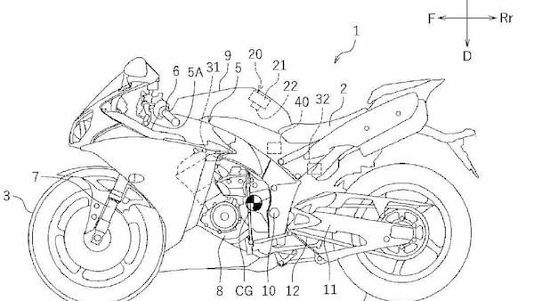 Yamaha brevetta due sensori per l'airbag su moto e scooter