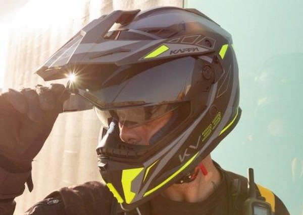 KV33 di Kappa: casco full-face per l’avventura sulle maxi-enduro