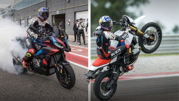 BMW, Toprak prova le M1000 e la nuova R12 G\S a modo suo: LE FOTO