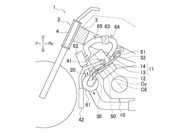 Yamaha brevetta un turbo elettrico per il motore 3 cilindri