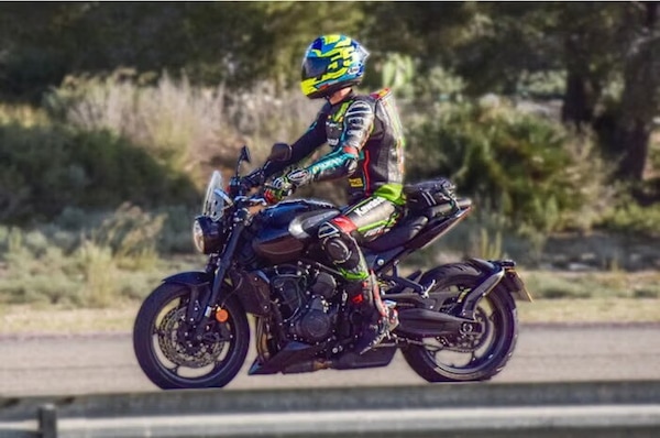 Foto Spia Triumph Trident 800: la vedremo a EICMA?