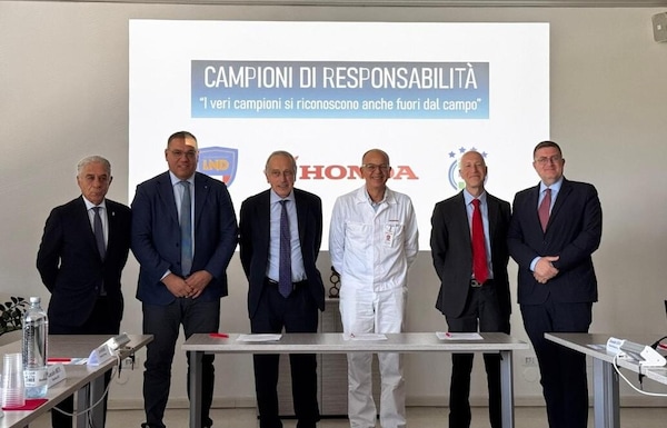Honda e Lega Nazionale Dilettanti insieme per la sicurezza stradale