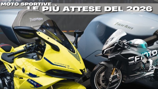 Top 5: le moto sportive attese nel 2026 (che prima non c'erano)
