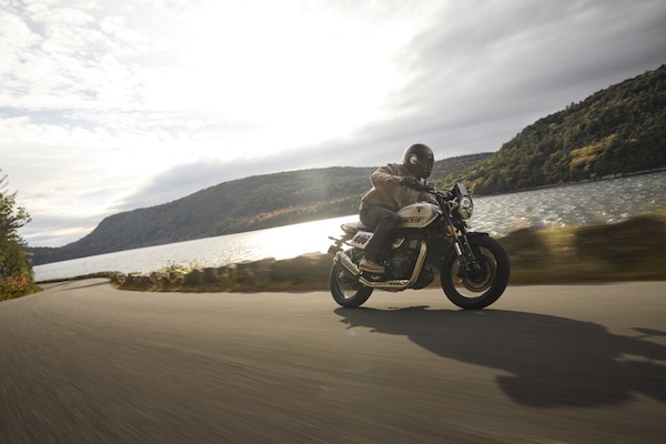Triumph Tracker 400: le foto della nuova media ispirata al flat track