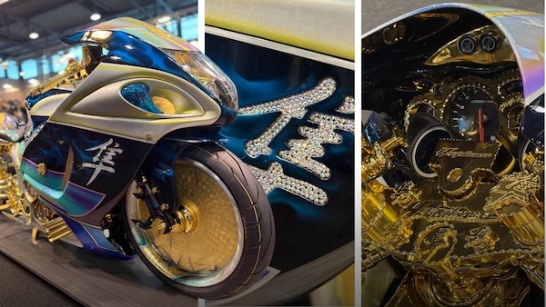 Più oro che benzina: ecco la Suzuki Hayabusa da 500.000 euro