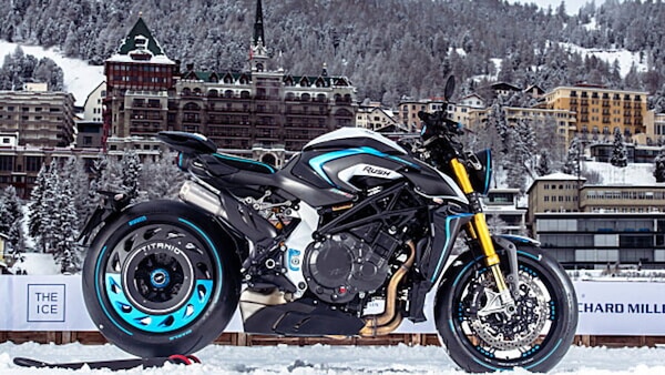 MV Agusta Rush Titanio: nuova LE sul ghiaccio di St. Moritz