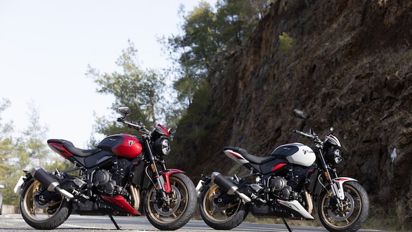 Test Triumph Trident 800: foto statiche e particolari