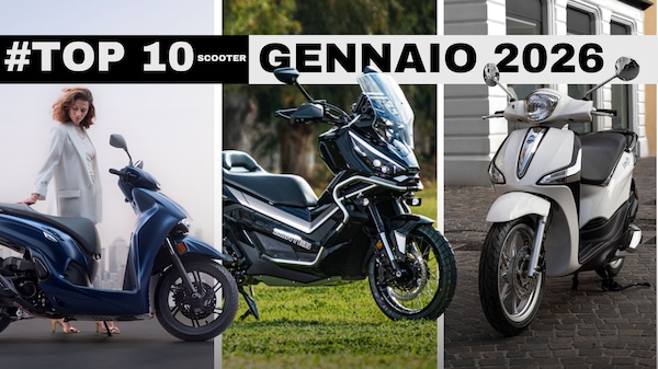 Top 10 scooter più venduti a gennaio 2026