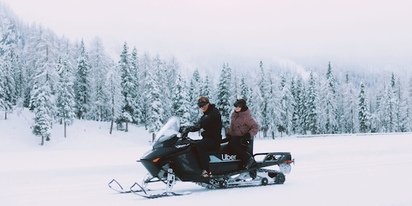 Olimpiadi invernali: come fare un giro gratis in motoslitta con Uber