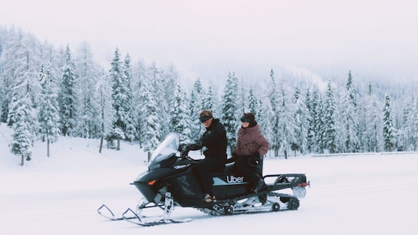 Olimpiadi invernali: come fare un giro gratis in motoslitta con Uber