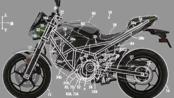 Kawasaki brevetta il telaio modulare per moto elettriche: più libertà progettuale, meno costi
