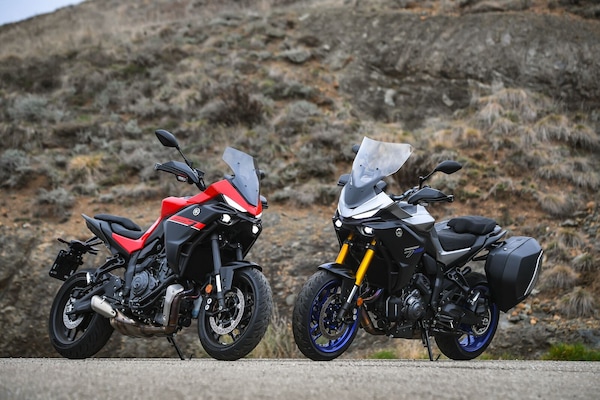 Test Yamaha Tracer 7 e GT Y-AMT, le foto della prova