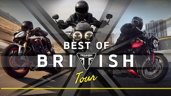 Triumph Best of British Tour 2026: partono i demo ride in Italia