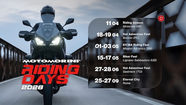 Moto Morini, dalla Allthrike alla X-Cape: gamma in prova su strada e off-road in tutta Italia con i Riding Days