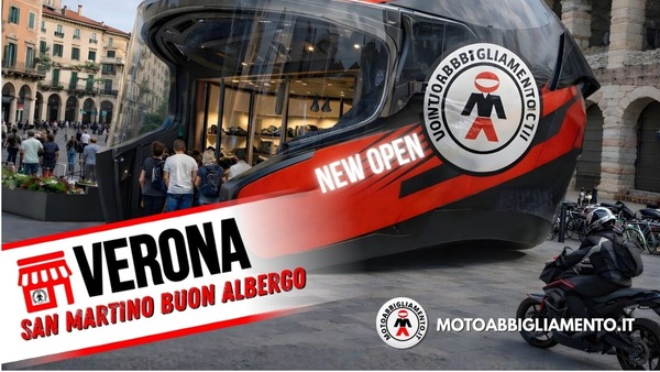 Motoabbigliamento apre il 29° negozio: nuovo punto vendita a Verona Est
