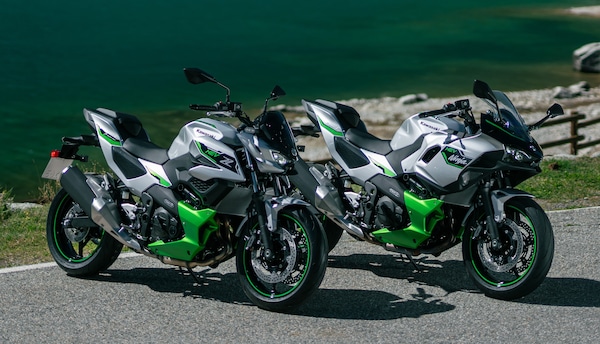 Più tecnologia a minor prezzo: svolta per le ibride Kawasaki Z7 e Ninja 7 Hybrid