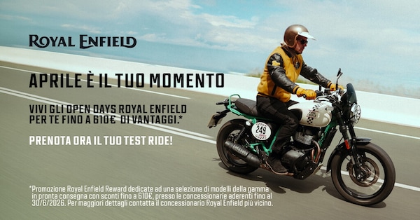 Royal Enfield: Porte Aperte nei concessionari dal 13 al 18 aprile