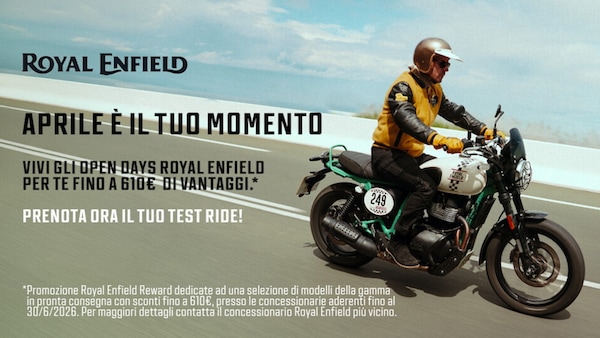 Royal Enfield: Porte Aperte nei concessionari dal 13 al 18 aprile